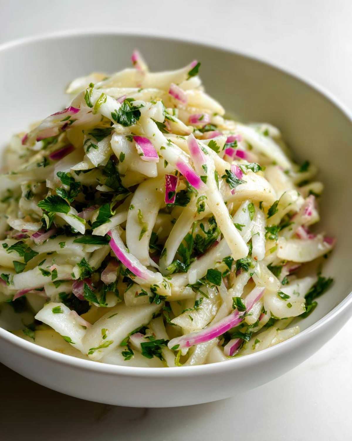 Apple Fennel Slaw - detail 1