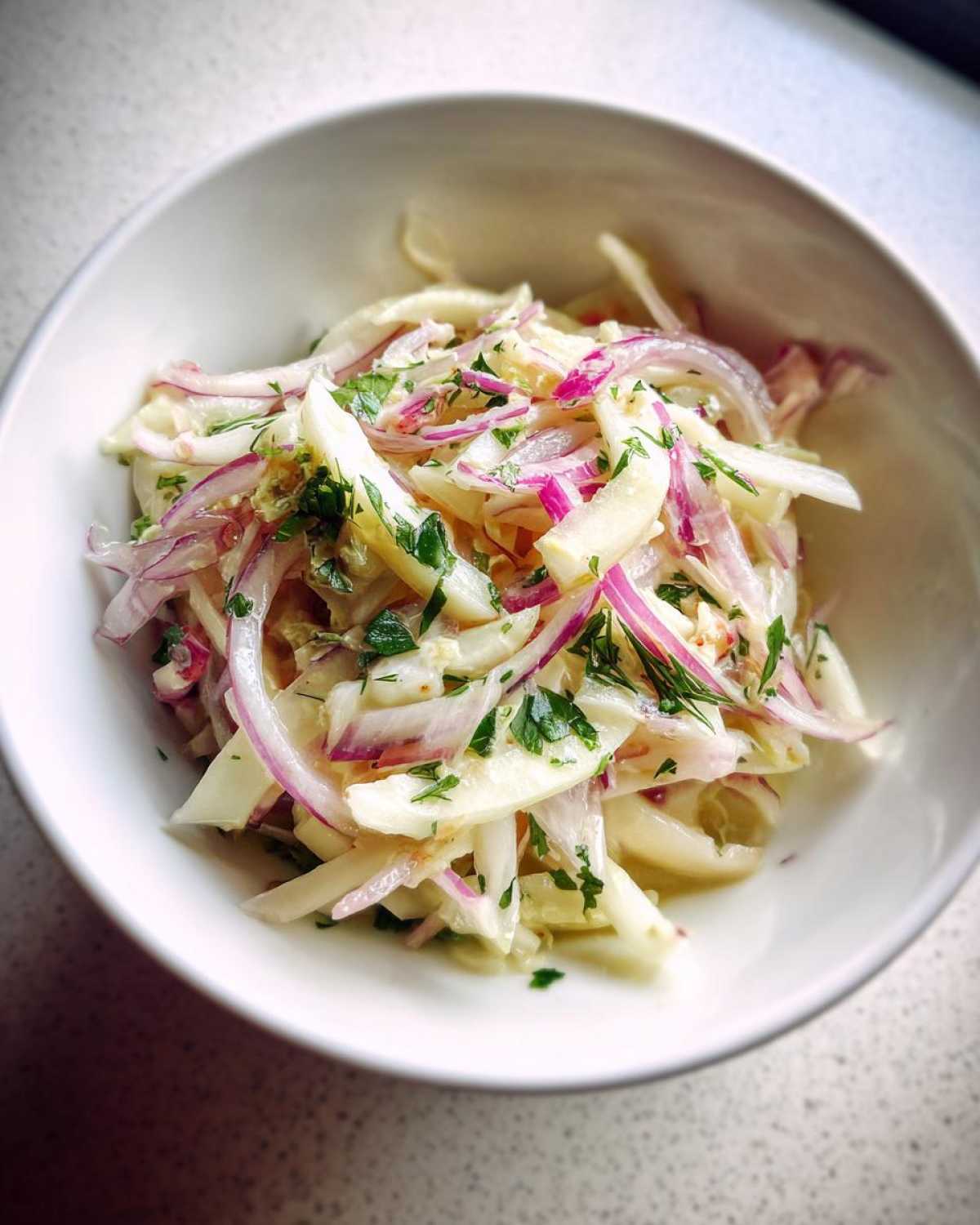 Apple Fennel Slaw - detail 2