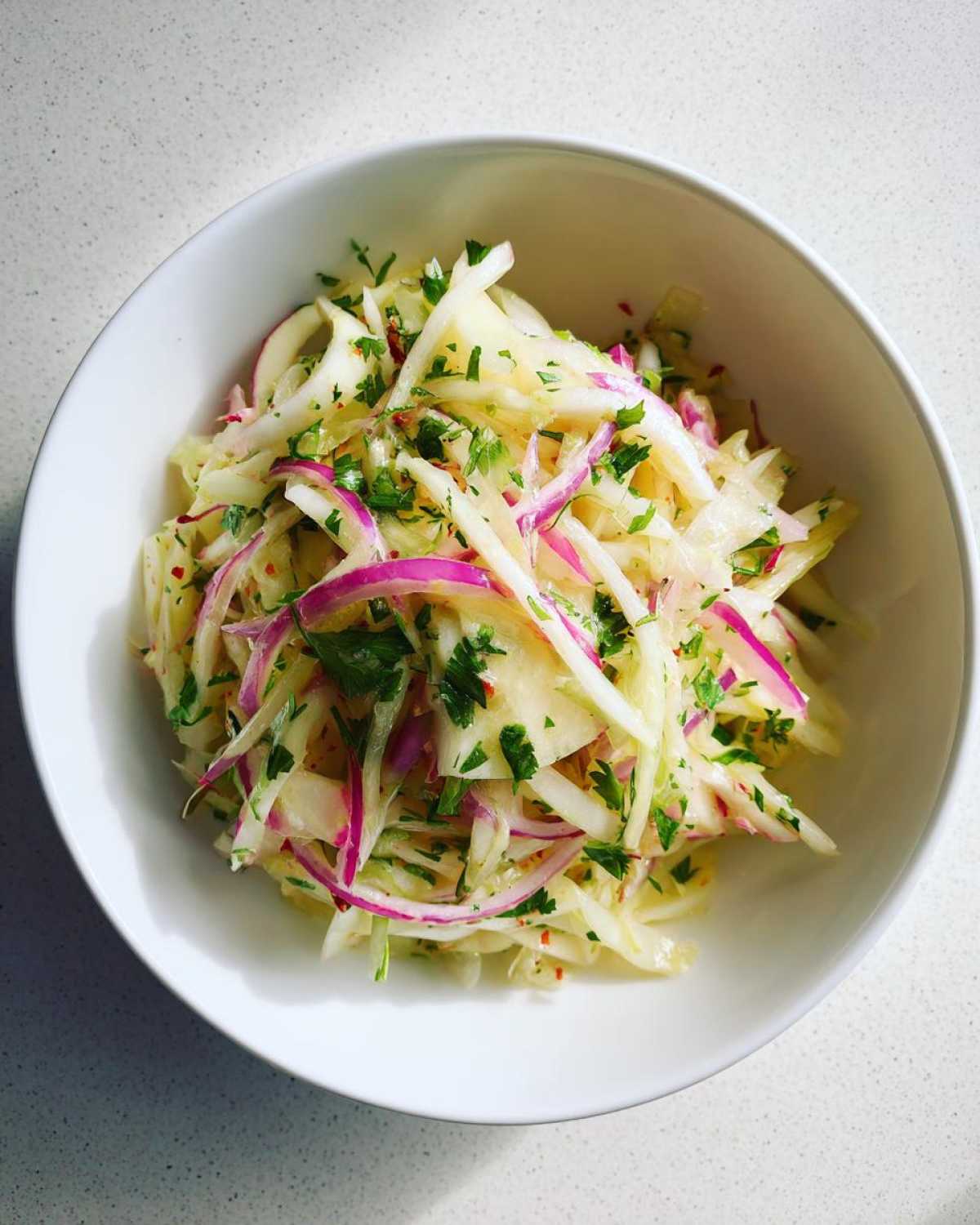 Apple Fennel Slaw - detail 3