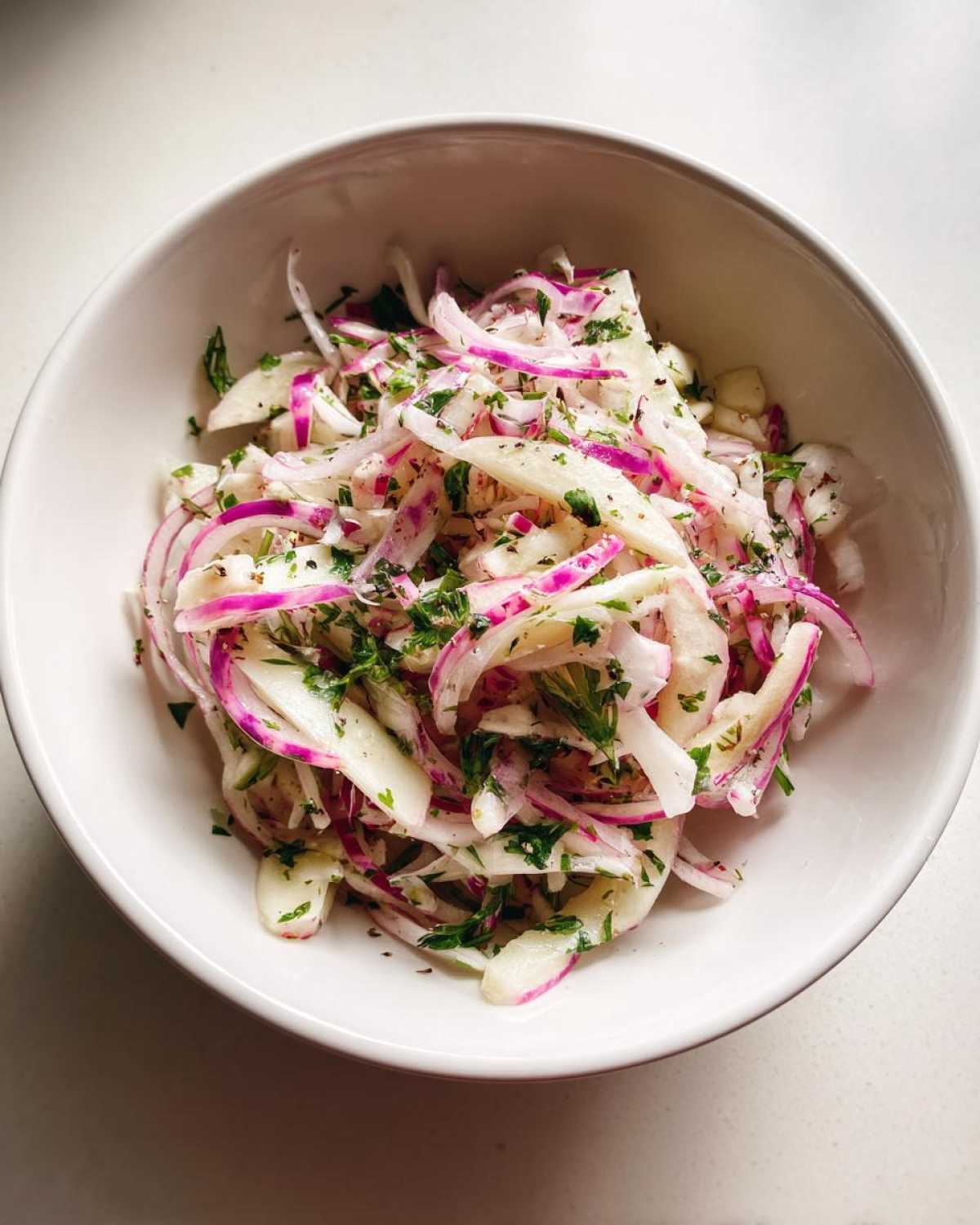 Apple Fennel Slaw - detail 4