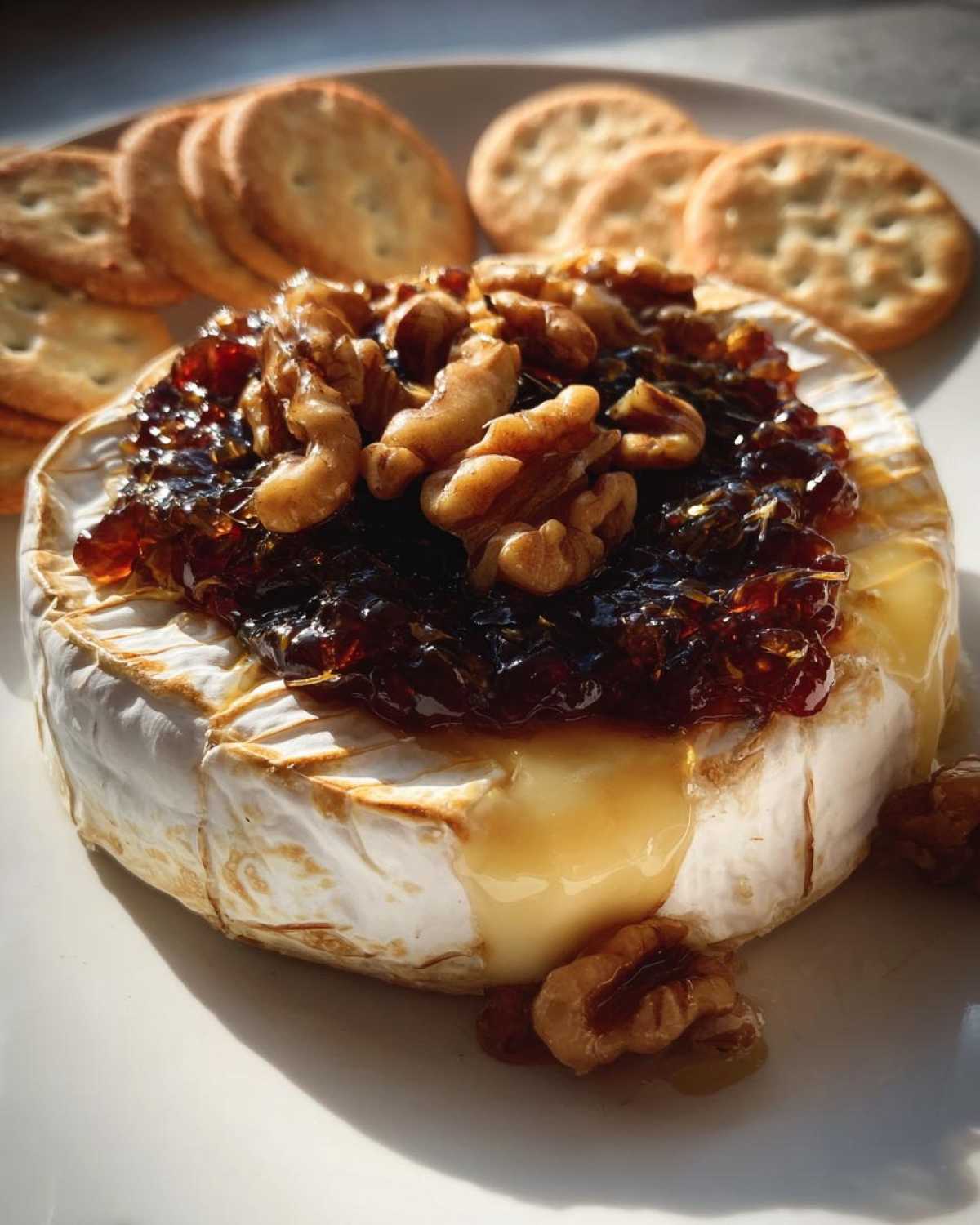 Baked Brie with Fig Jam - detail 1