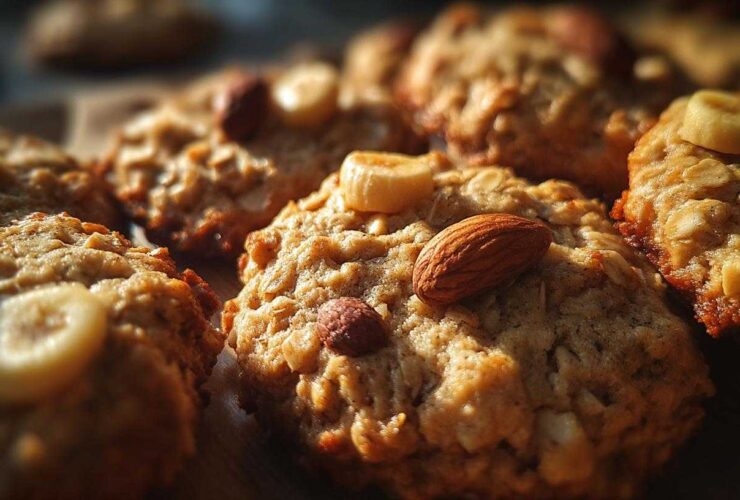 Banana Oatmeal Breakfast Cookies