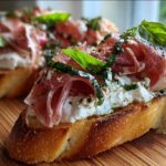 Burrata & Prosciutto Crostini