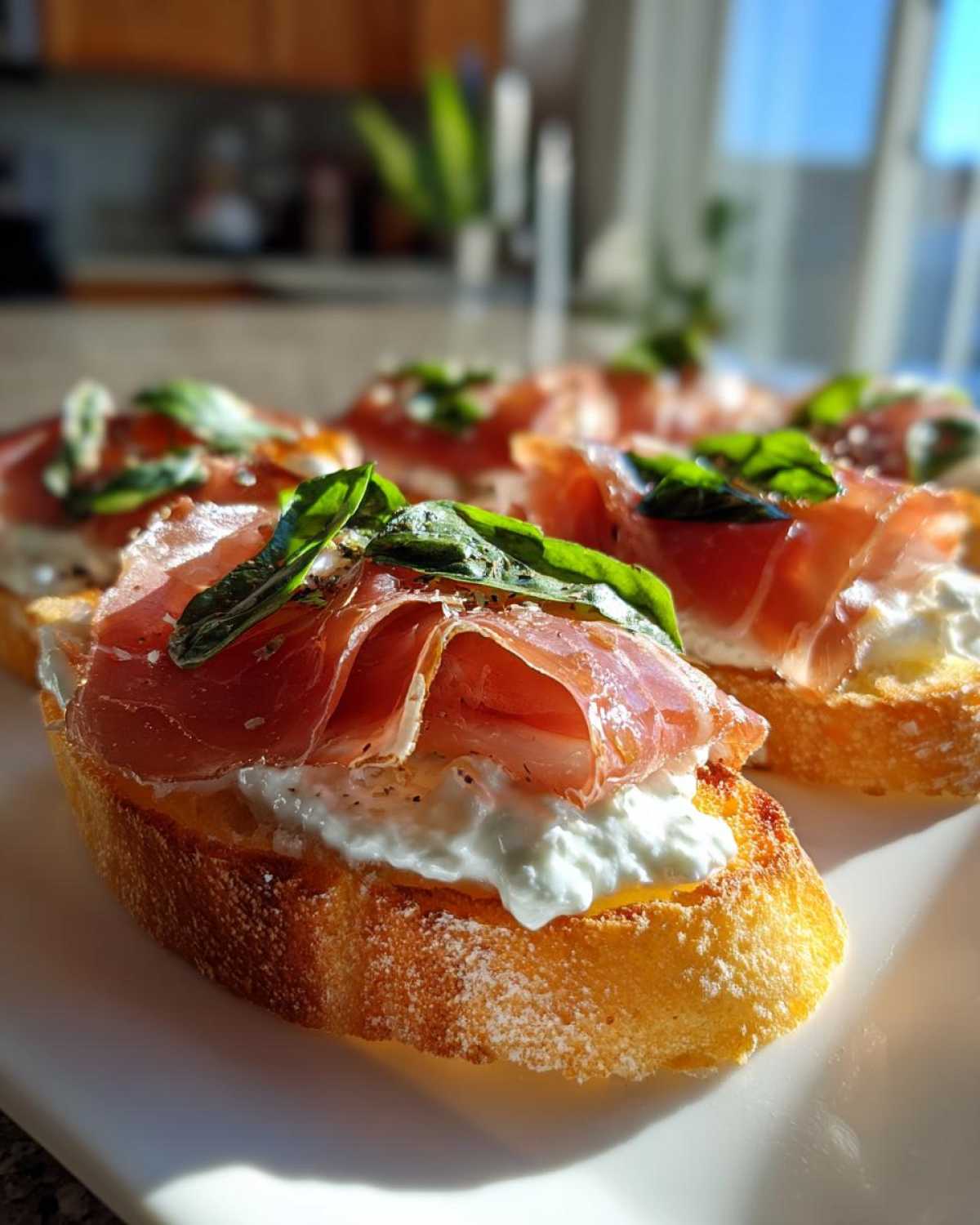 Burrata & Prosciutto Crostini - detail 3