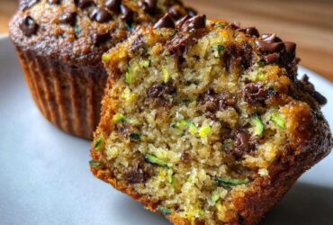 Chocolate chip zucchini muffins