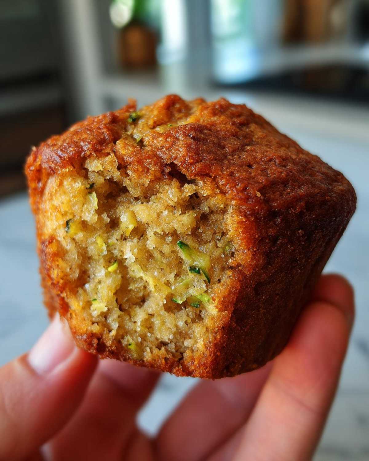 Classic zucchini muffins - detail 2