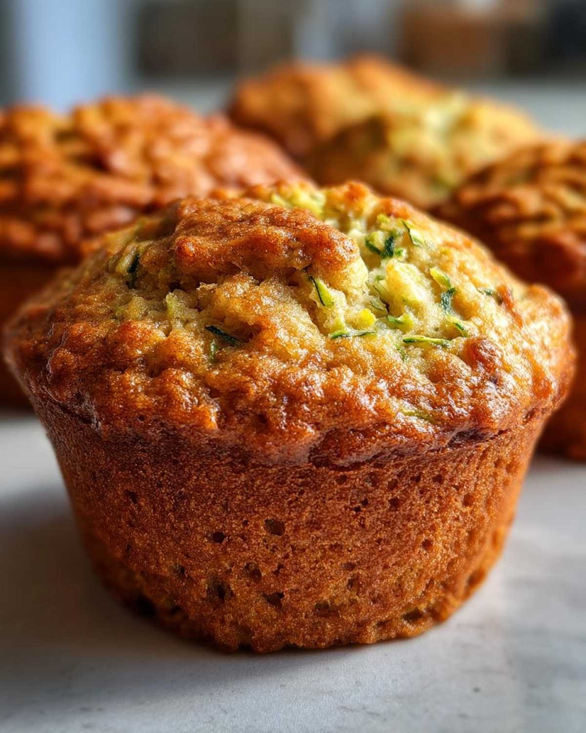 Classic zucchini muffins - detail 3