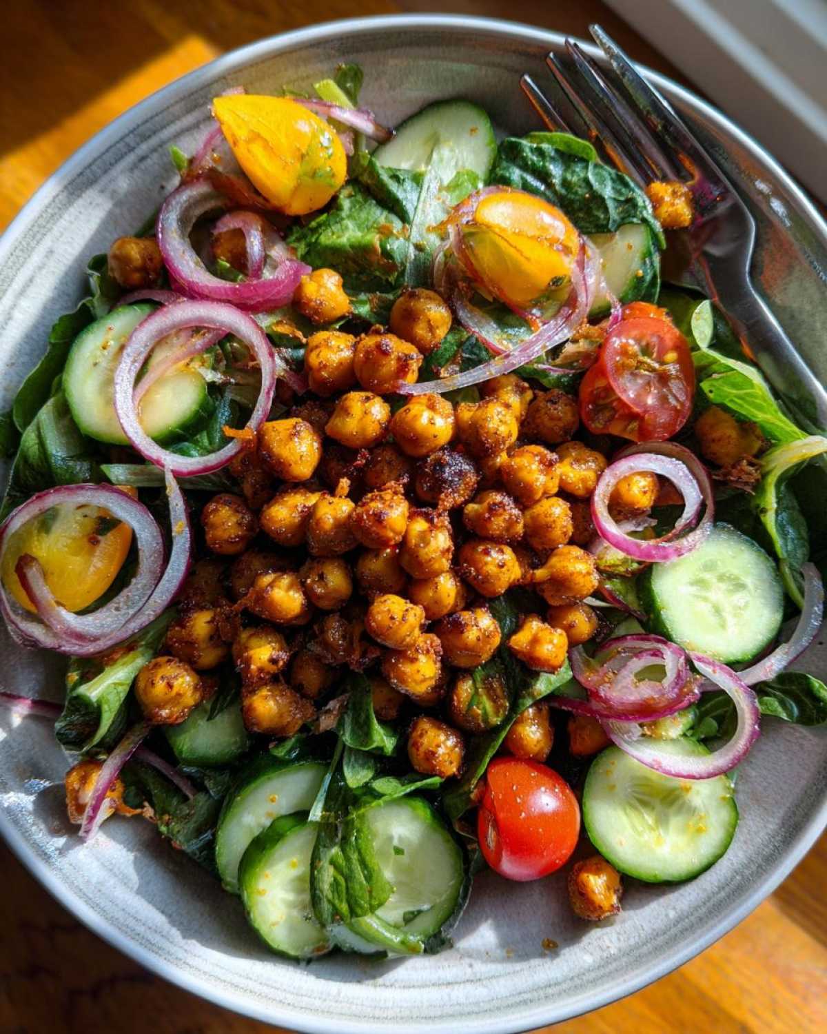 Crispy Chickpea Salad - detail 2