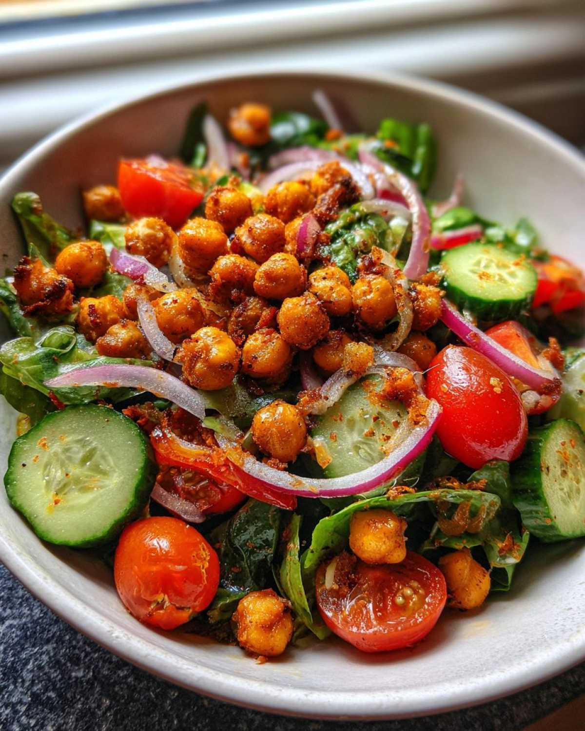 Crispy Chickpea Salad - detail 4