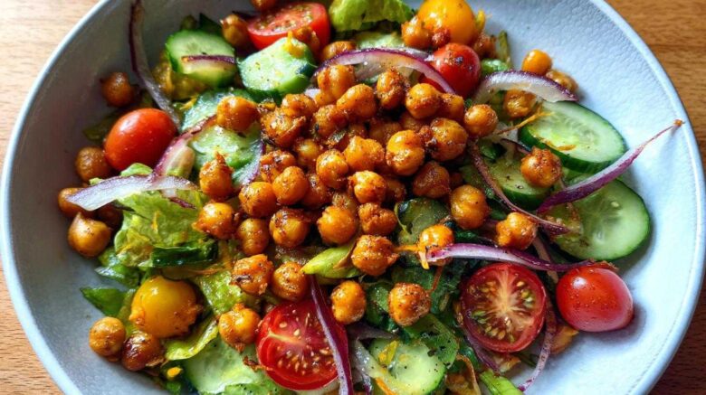 Crispy Chickpea Salad