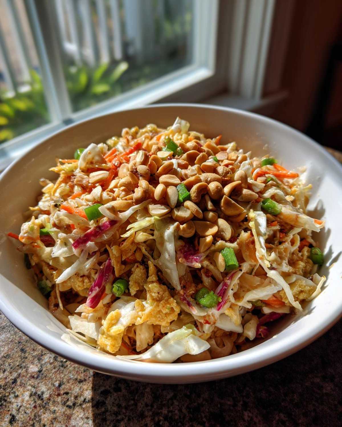Crunchy Asian Ramen Slaw - detail 1