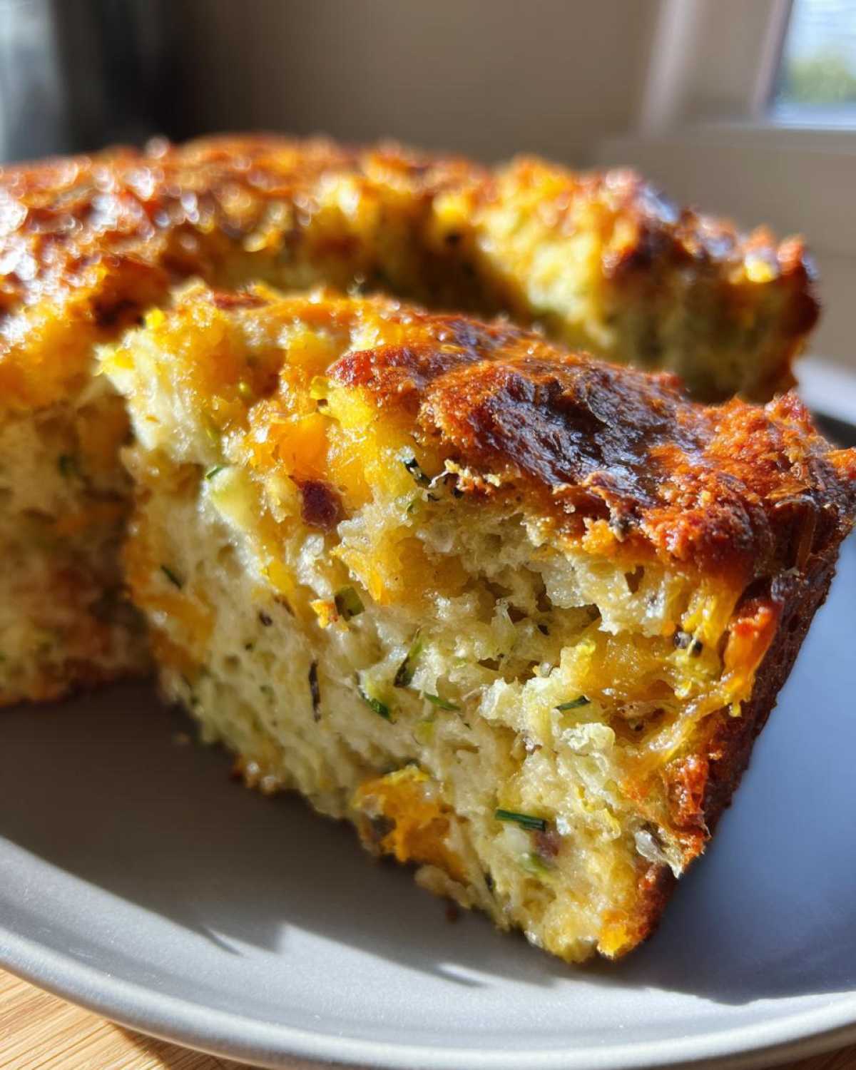 Fall Favorite: Crockpot Cheesy Zucchini Bread with a Savory Touch - detail 2