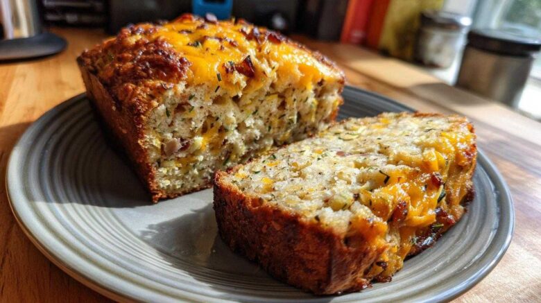 Fall Favorite: Crockpot Cheesy Zucchini Bread with a Savory Touch