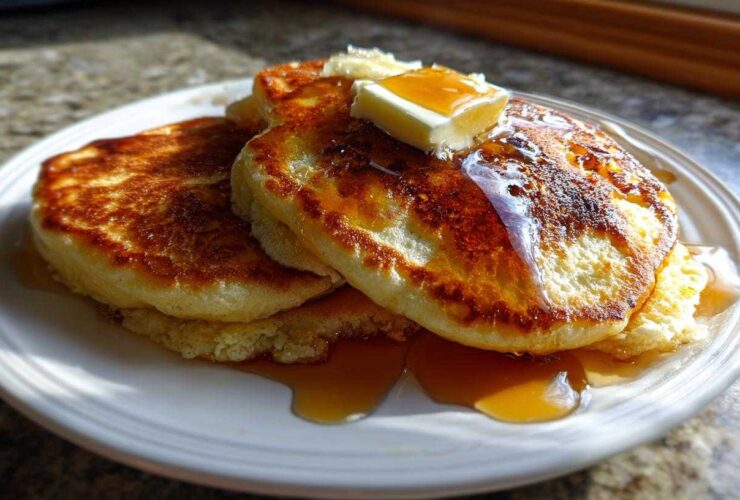 Fluffy Cottage Cheese Pancakes (High-Protein)
