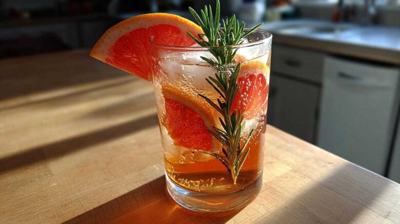 Grapefruit Rosemary Gin & Tonic