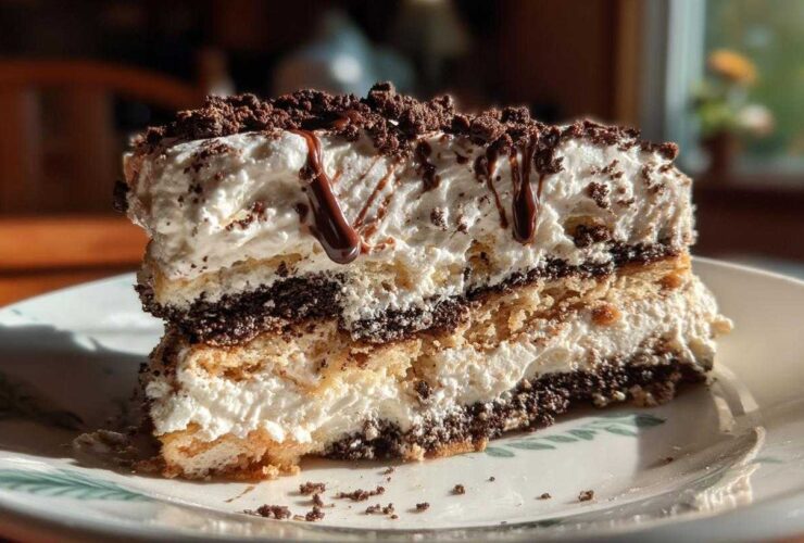 Ice Cream Sandwich Cake (5-Minute Dessert)