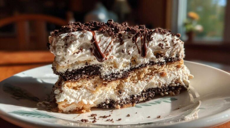 Ice Cream Sandwich Cake (5-Minute Dessert)