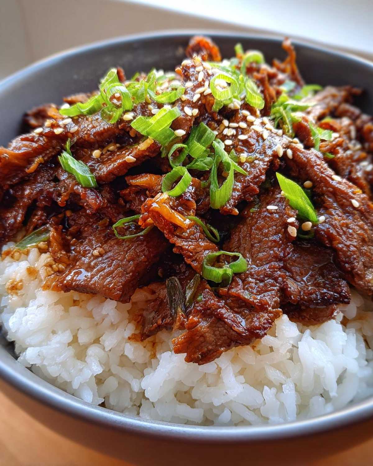 Korean Beef Bowl (Bulgogi) - detail 1