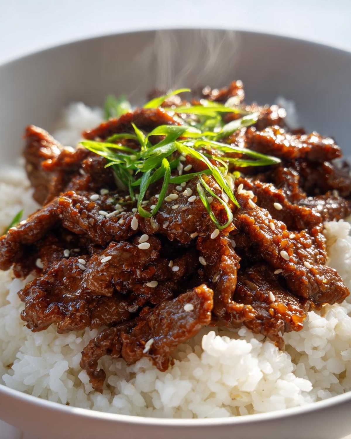 Korean Beef Bowl (Bulgogi) - detail 2