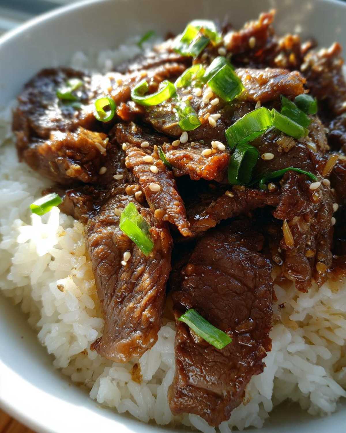 Korean Beef Bowl (Bulgogi) - detail 3