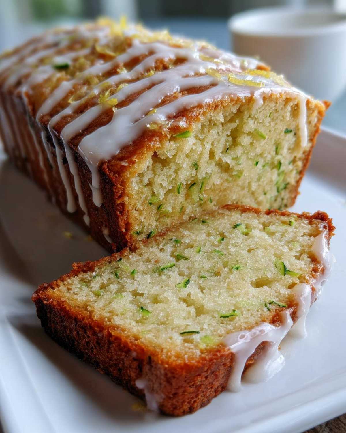 Lemon-Glazed Zucchini Bread - detail 1