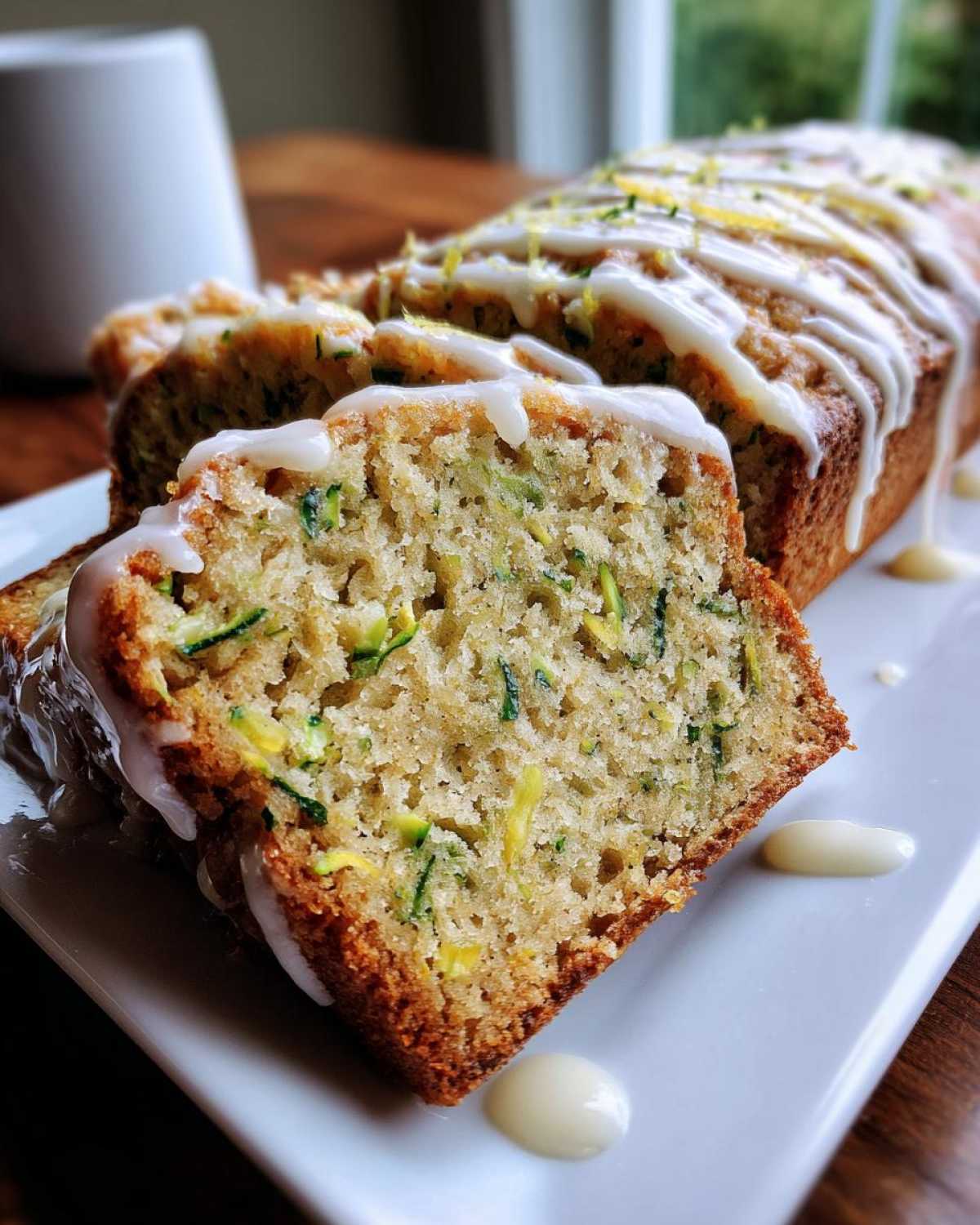 Lemon-Glazed Zucchini Bread - detail 4