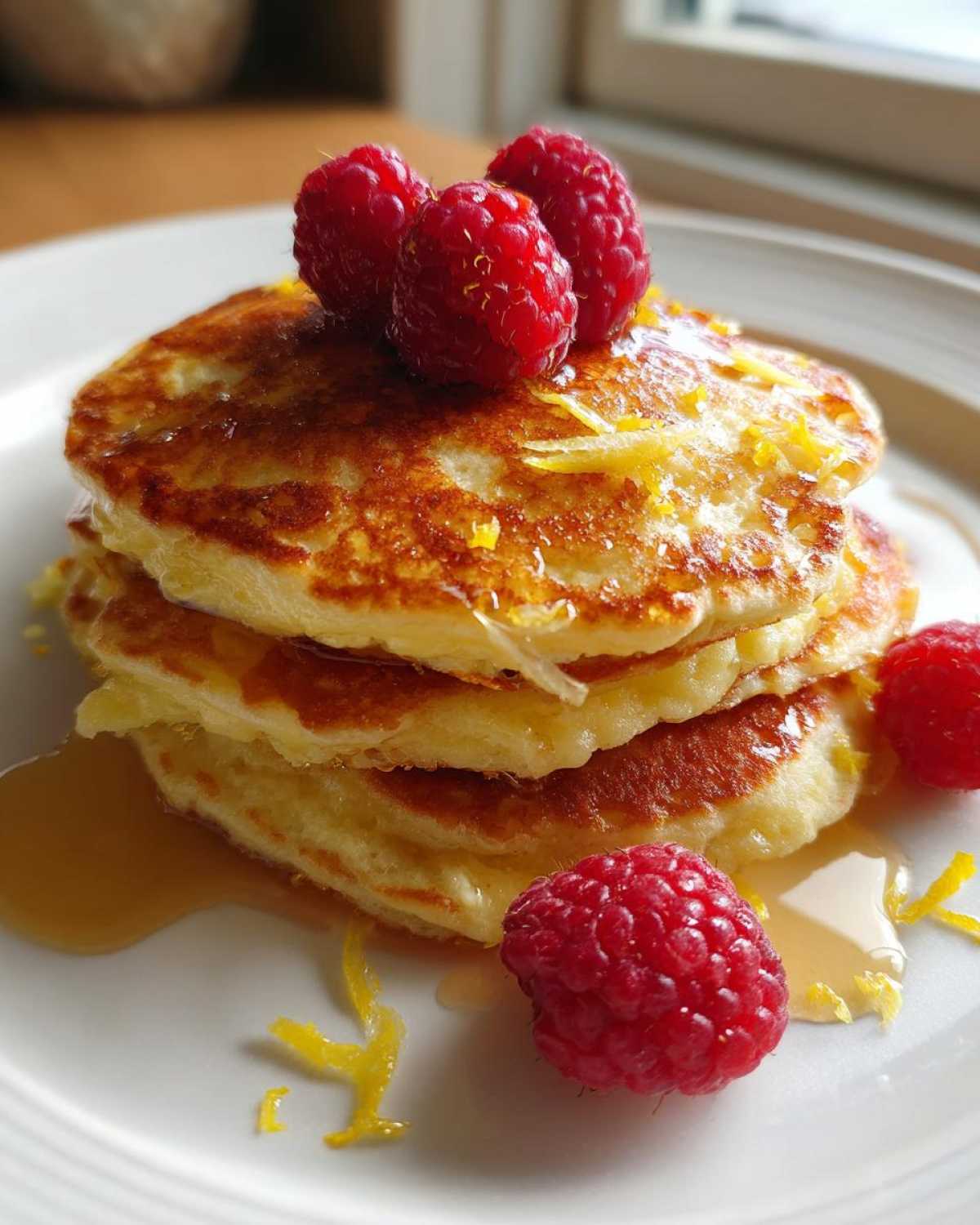 Lemon Ricotta Pancakes - detail 1