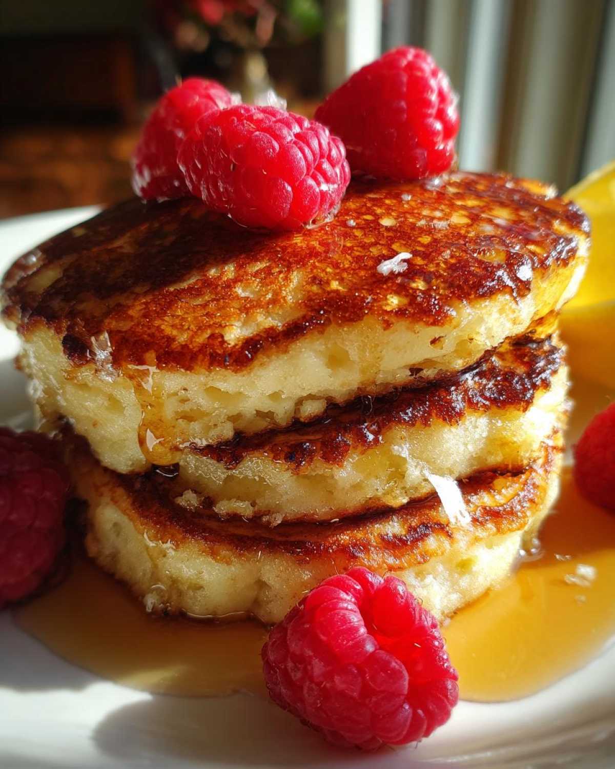 Lemon Ricotta Pancakes - detail 2