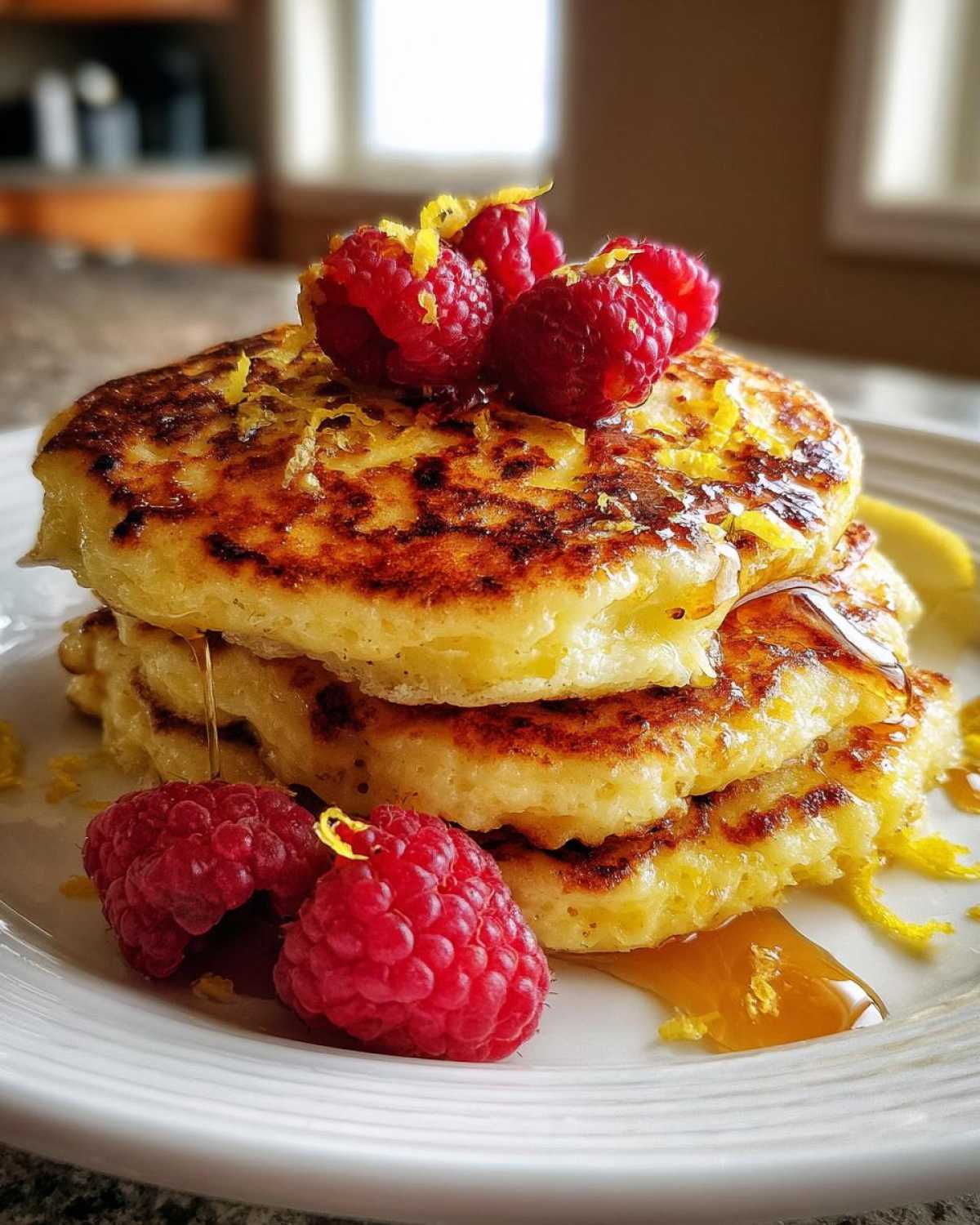 Lemon Ricotta Pancakes - detail 3
