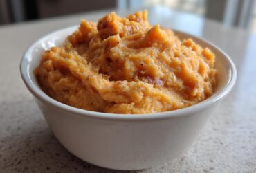 Maple Cinnamon Sweet Potato Mash