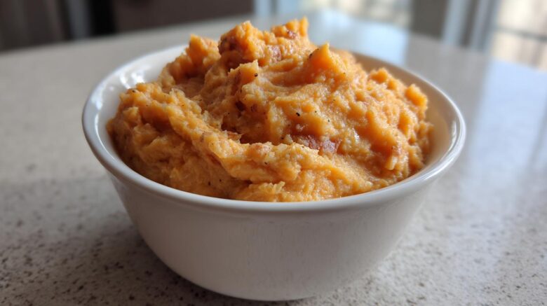 Maple Cinnamon Sweet Potato Mash