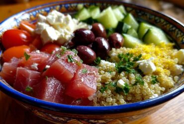 Mediterranean tuna bowl