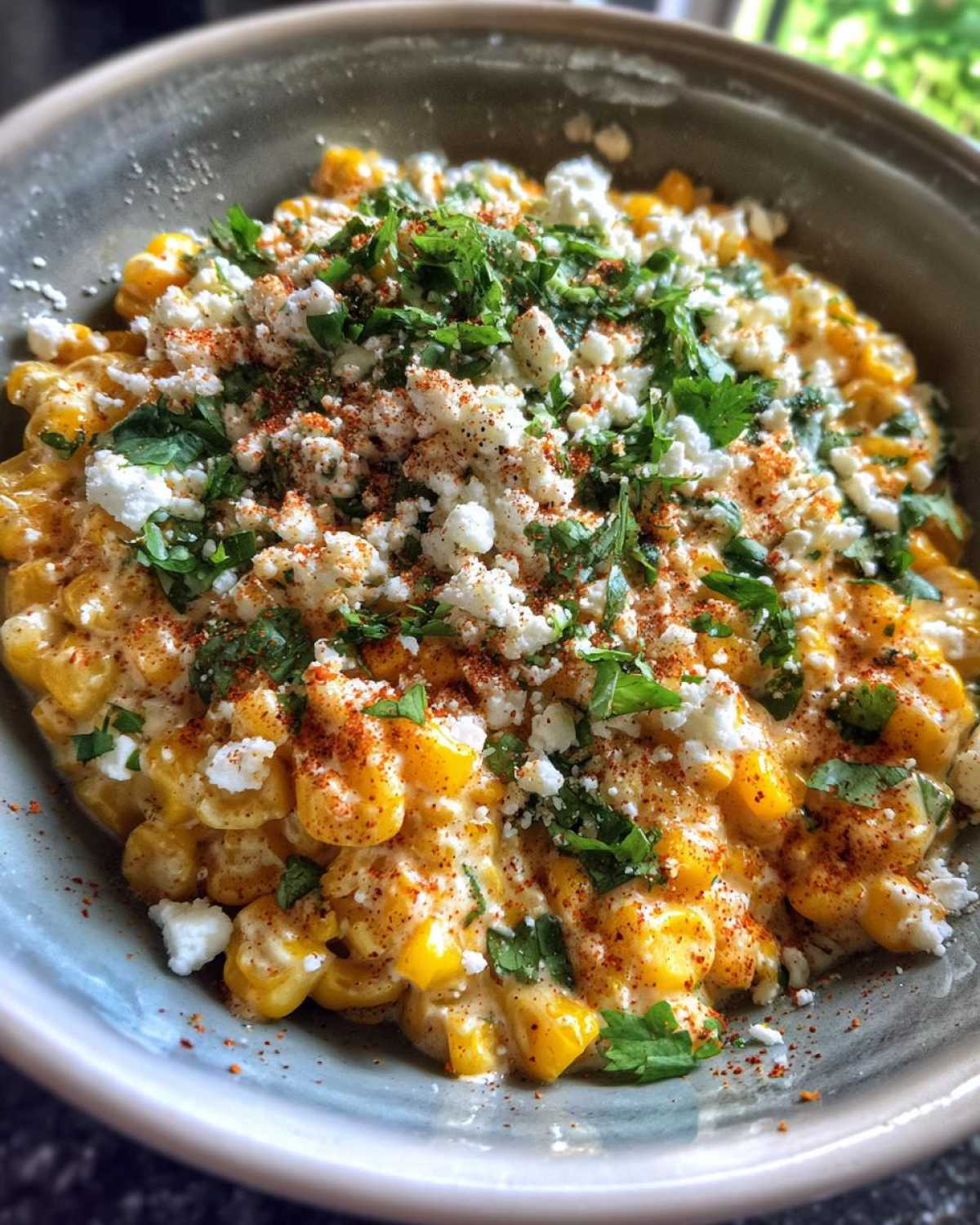 Mexican street corn bowl - detail 1