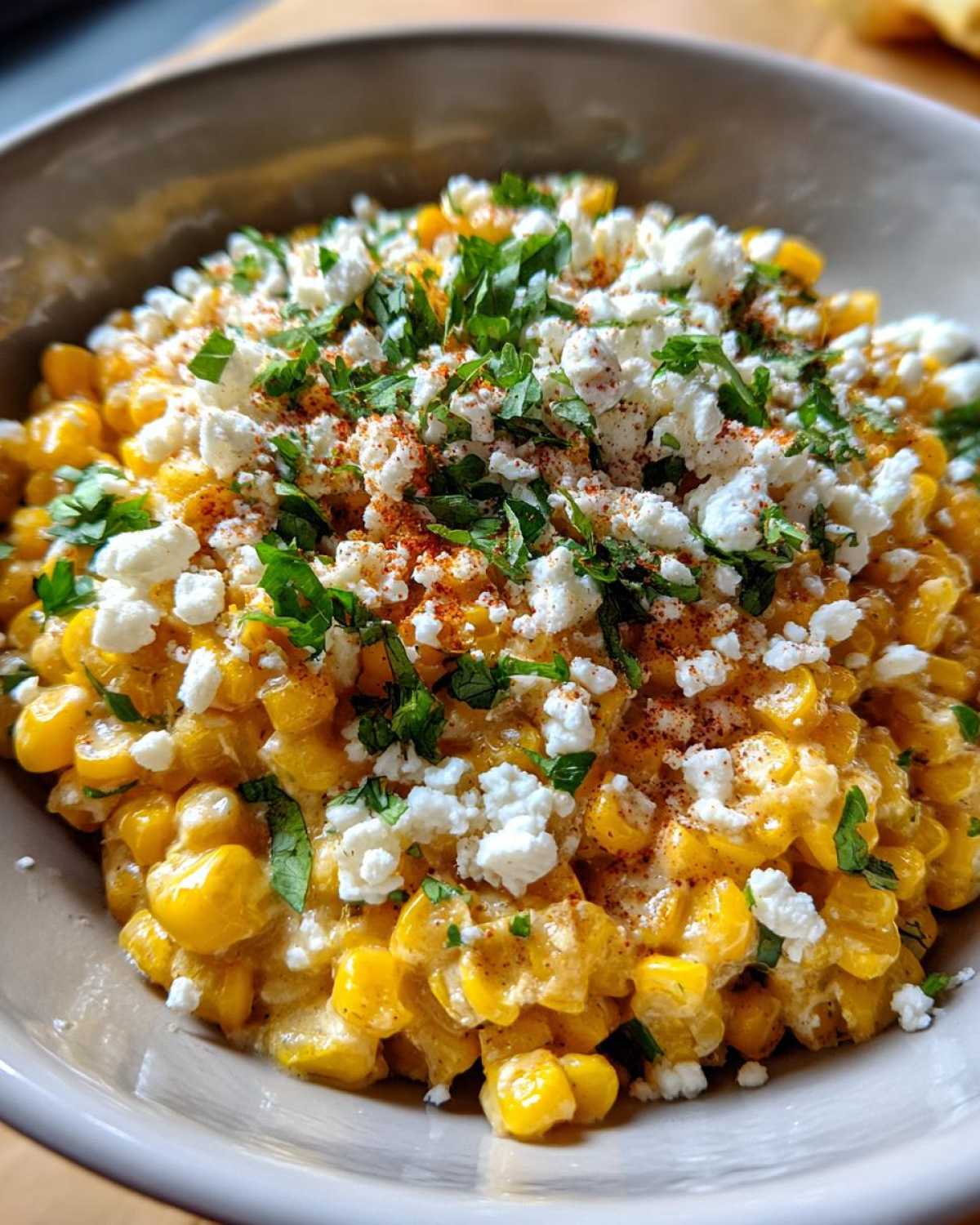 Mexican street corn bowl - detail 3