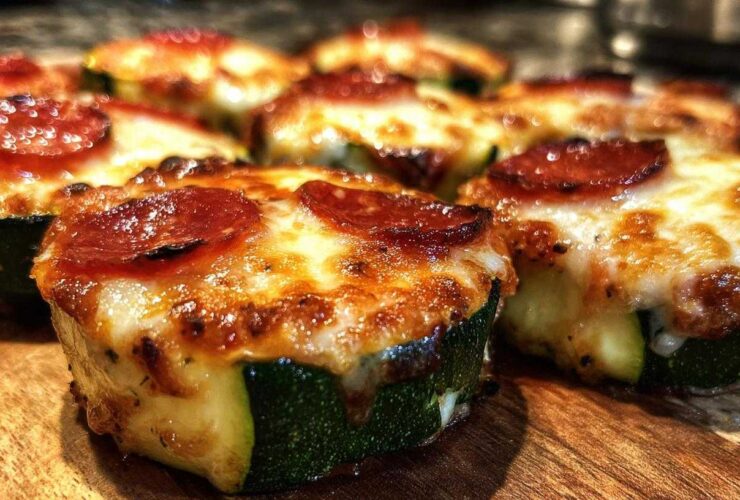 Mini Zucchini Pizza Bites (Keto Friendly)