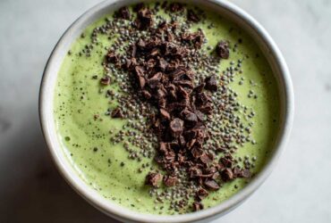 Mint Chocolate Chip Smoothie Bowl