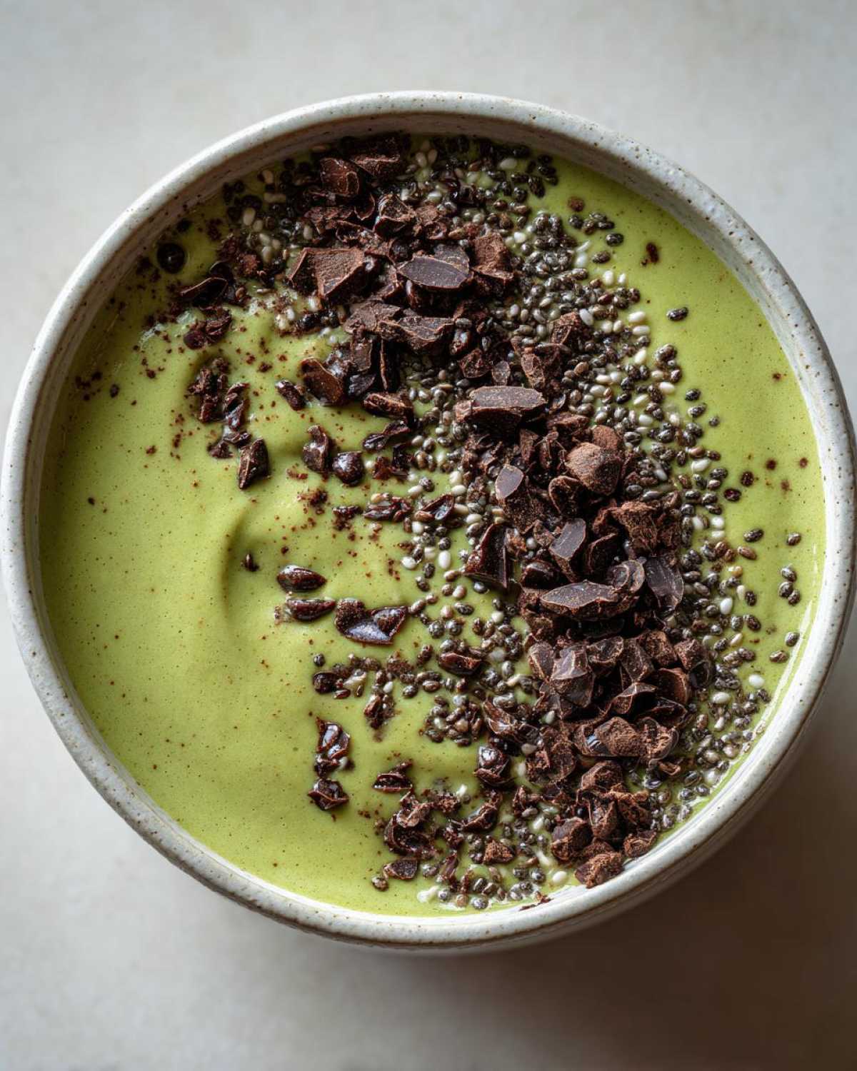 Mint Chocolate Chip Smoothie Bowl - detail 4