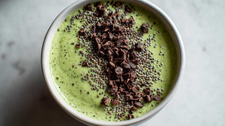 Mint Chocolate Chip Smoothie Bowl