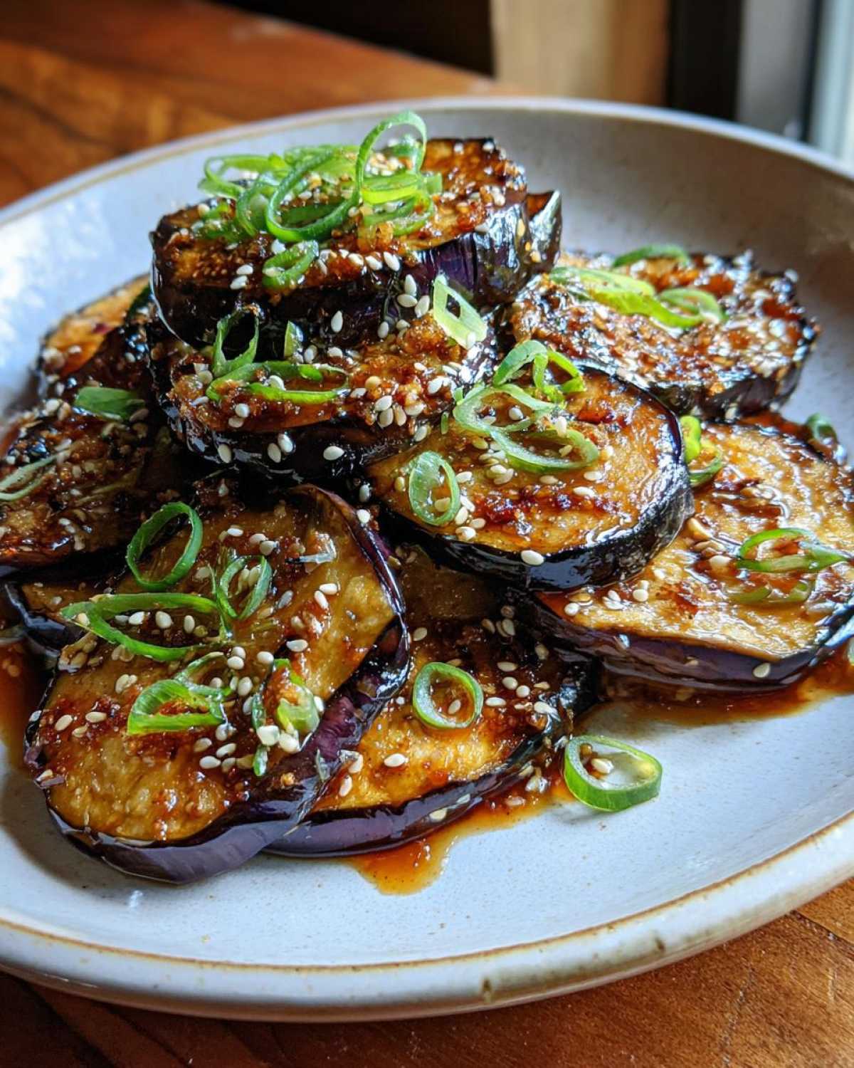 Miso Glazed Eggplant - detail 1