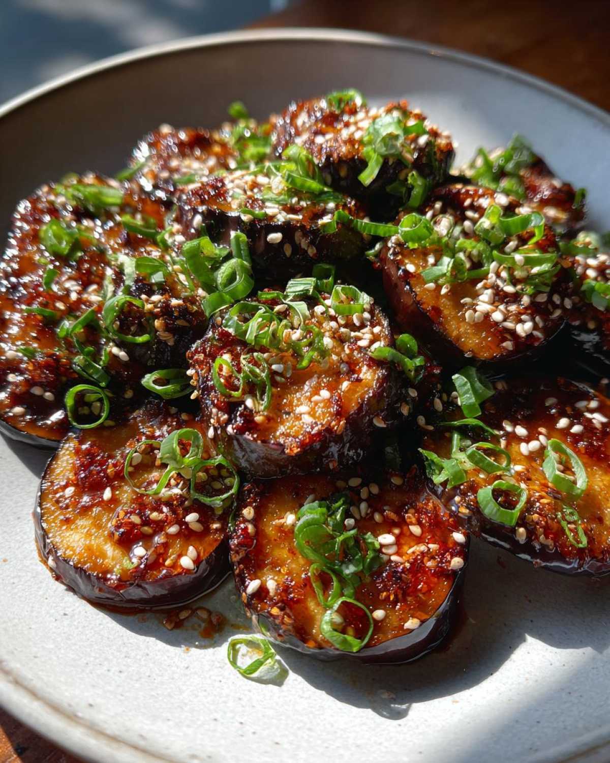 Miso Glazed Eggplant - detail 2