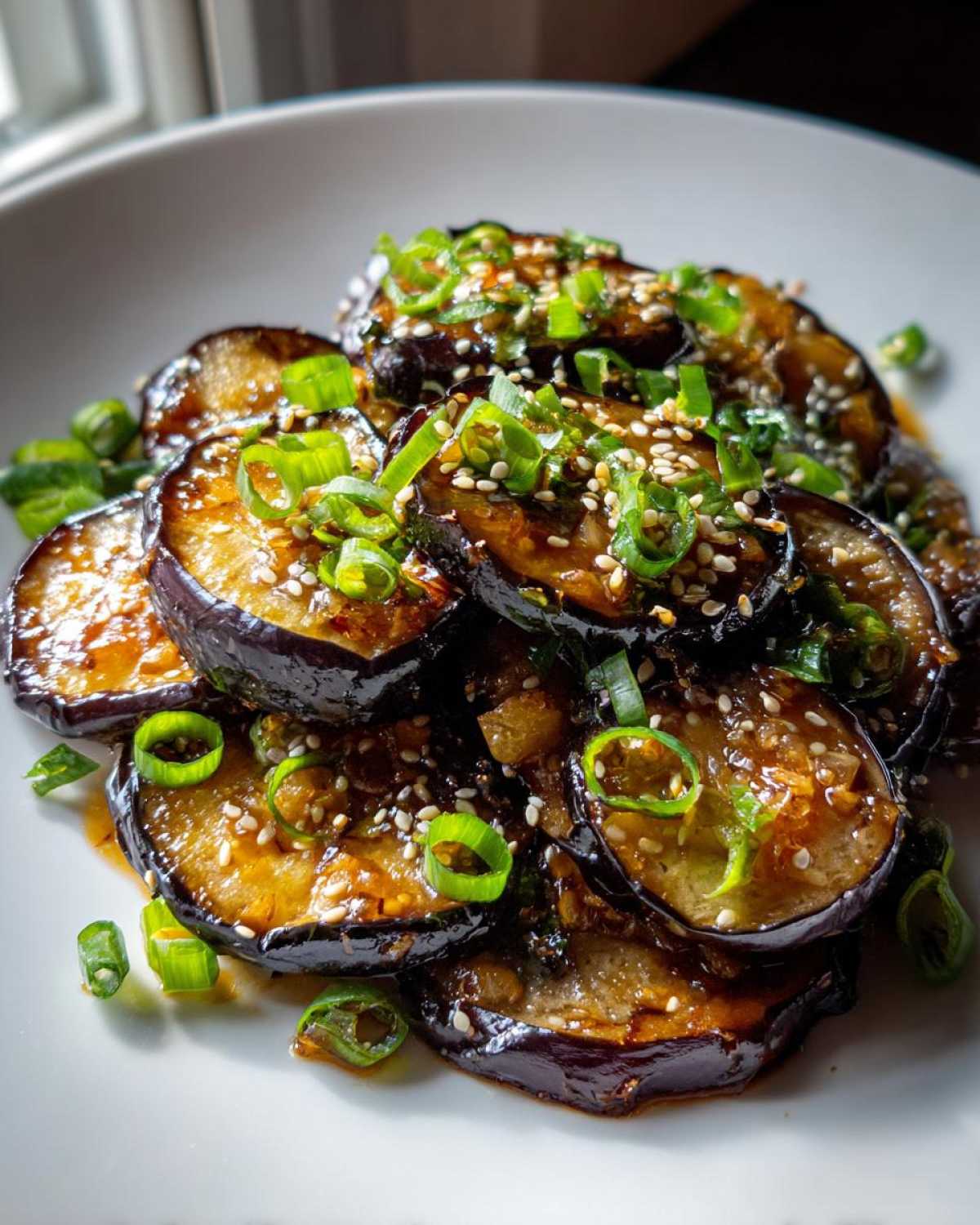 Miso Glazed Eggplant - detail 3