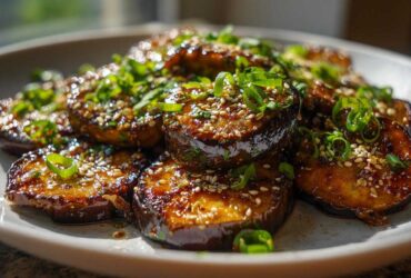 Miso Glazed Eggplant