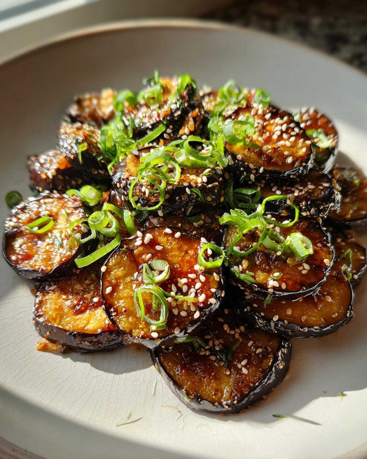 Miso Glazed Eggplant - detail 4