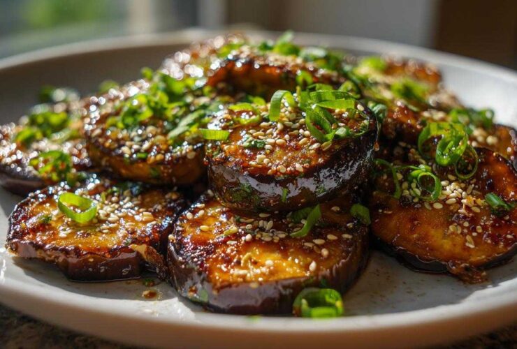 Miso Glazed Eggplant