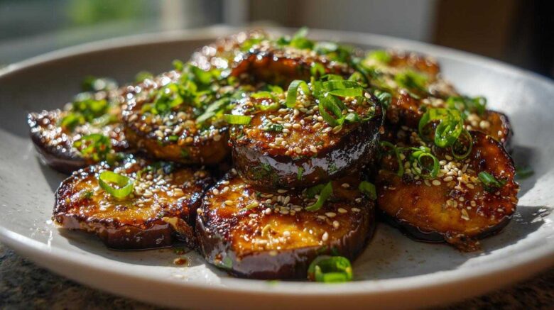 Miso Glazed Eggplant
