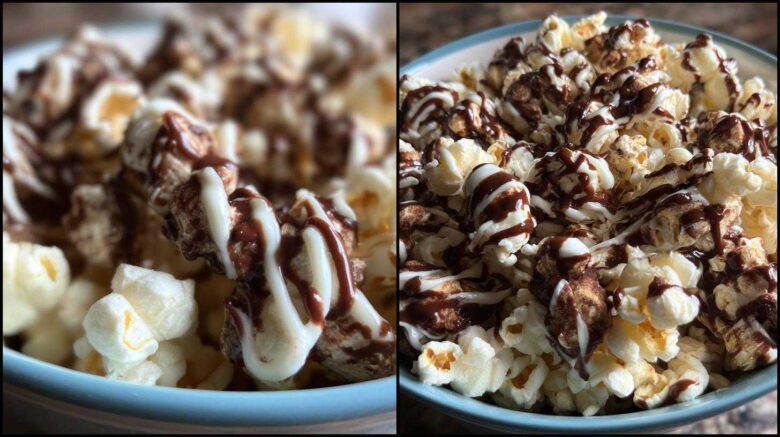 Mocha Drizzle Popcorn
