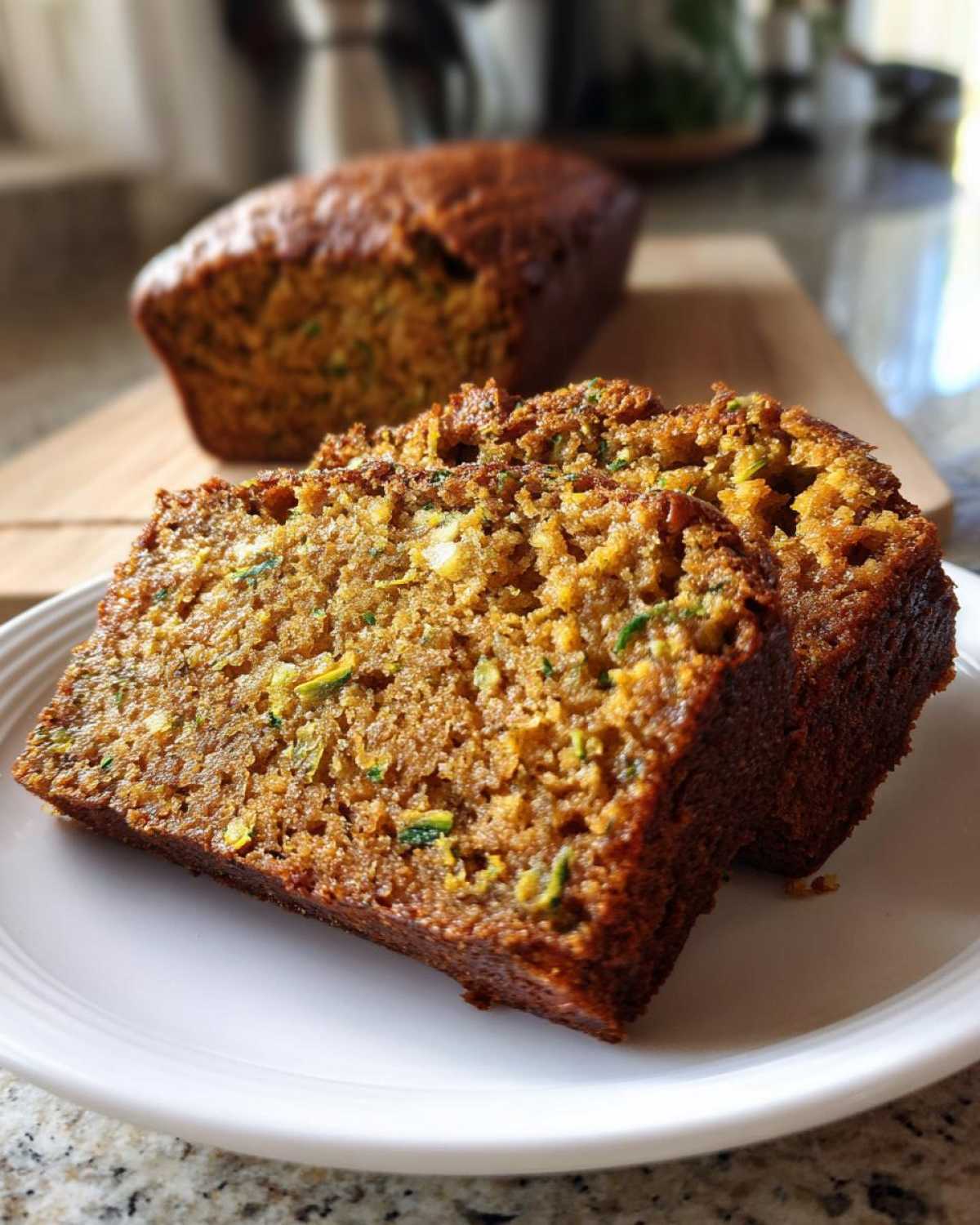 Moist Pumpkin Zucchini Bread — A Perfect Fall Crockpot Treat - detail 2