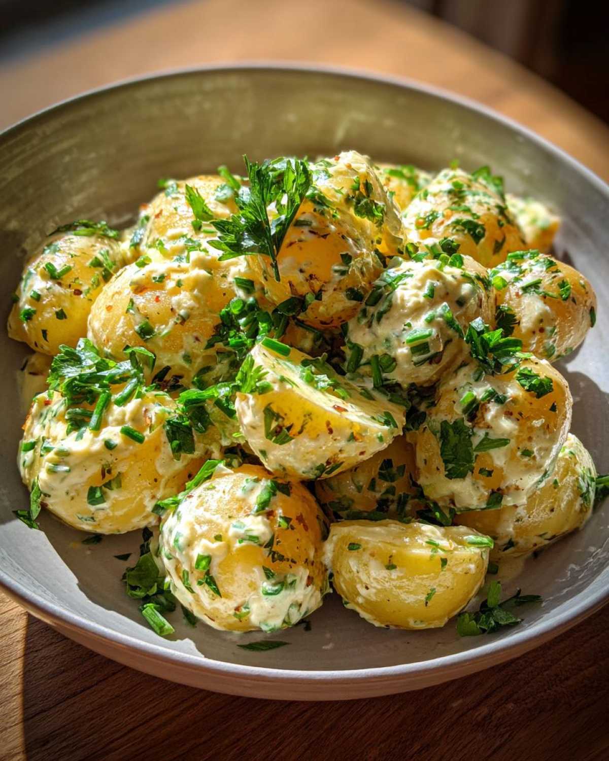 New potato salad - detail 3