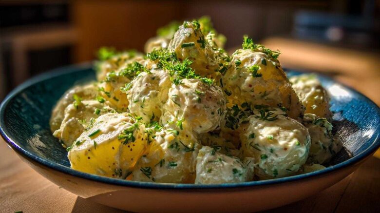 New potato salad