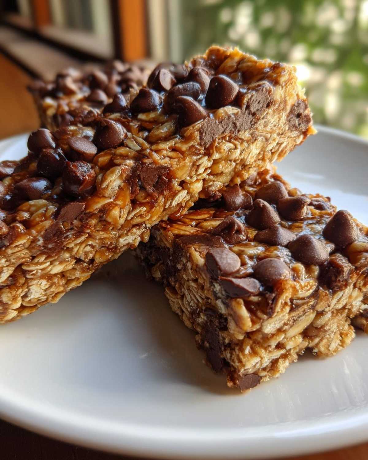 No-Bake Chocolate Chip Granola Bars - detail 2